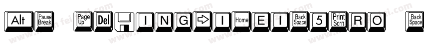 AR UDJingXiHeiB5Pro BD字体转换
